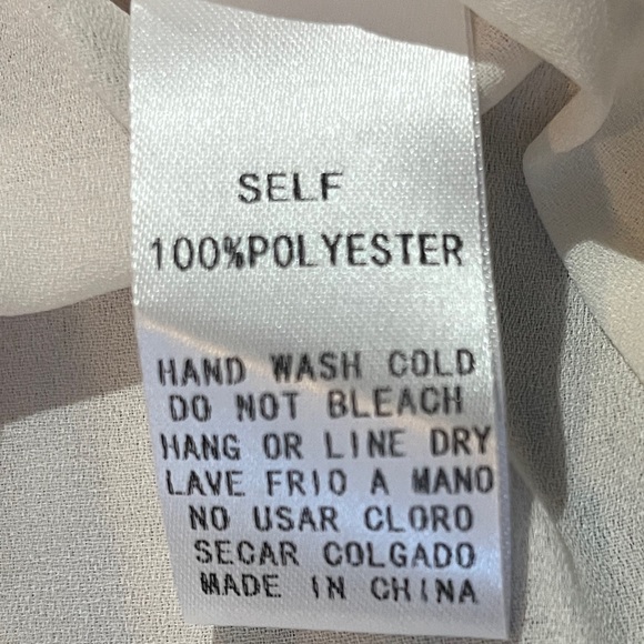 Anthropologie Easel Ruffle Chiffon Floral layered Tie Wrap Dress Size Large. NWT - Picture 12 of 15